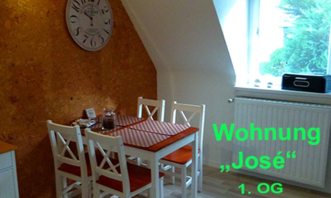 Sankt Wendel Apartment | 60 sqm. Bed. with double bed, living room. with sofa bed, kitchen compl. shower