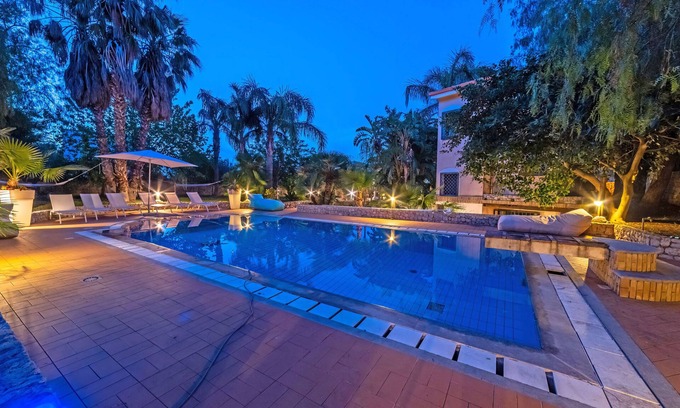 Villa Grazia di Carini Villa | 600 meters away from the sea, private pool, lush garden