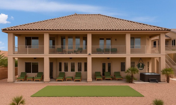 Mesquite House | 6000 Sq Ft Golf Estate 8BR 12 Beds Near 7 Courses Hot Tub