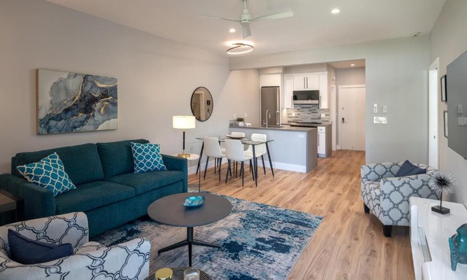 Carlsbad House | 645 Fresh Modern Condo Inside Resort Gates - Free Wifi - Walk to Spa