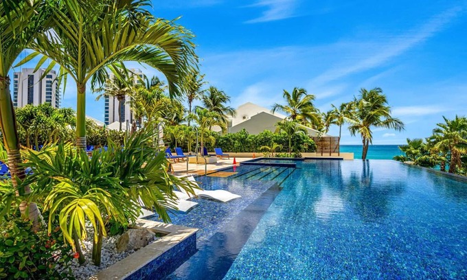 Maho Condo | 6th- Floor Luxury Condo on the Beach - The CLIFF - Resort with Spa & Restaurant