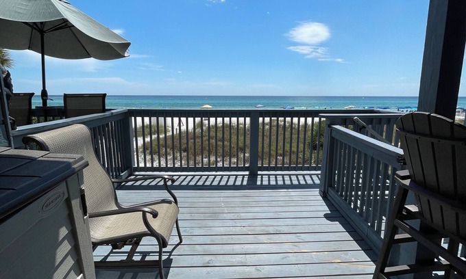 West Panama City Beach House | #7 Seagull TOWNHOME On sand