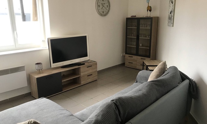 Courrieres Cabin | 73 m2 duplex house furnished 2 bed/2-5 persons/triangle Lille Arras Lens