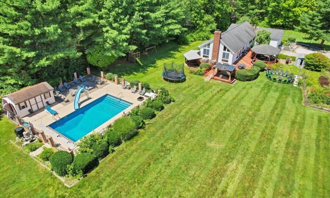 Monroe Villa | 7BR Monroe Getaway: Pool, Hot Tub, & Huge Living Space