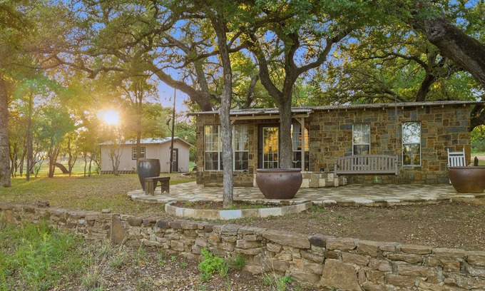 Llano Cabin | 80 acre Ranch with Private Creekfront Cabin