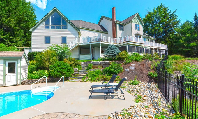 Sunday River Area House | 9 Bedroom Estate, Sleeps 24, Heated Pool, Hot Tub, Movie Theater, Game Room