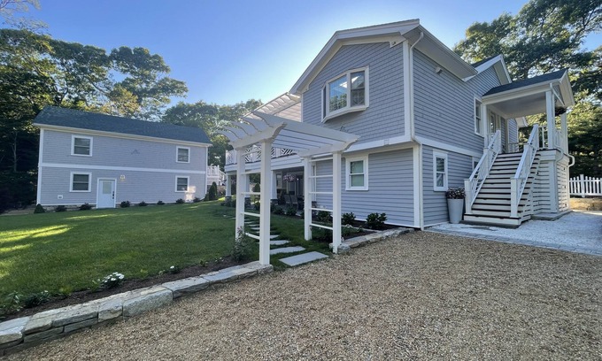 Vineyard Haven House | 9 Bedroom Home with Hot Tub, AC, Walk to Town!