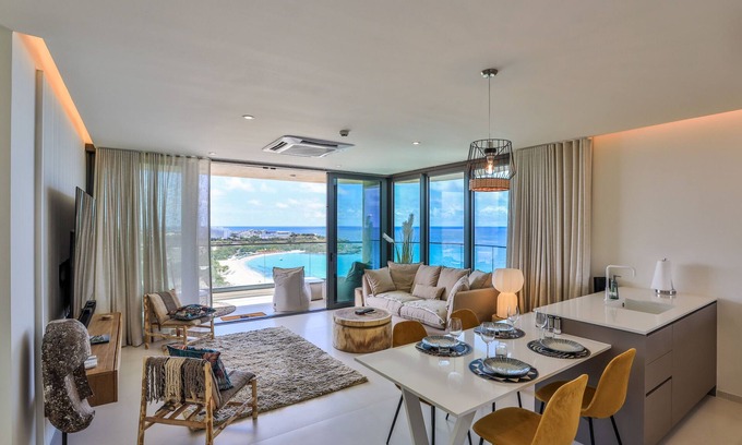 Maho Apartment | A-1201 Spacious 3 bedroom overlooking Mullet Bay