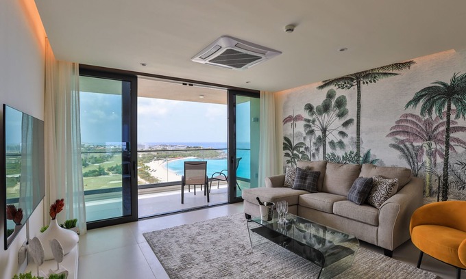 Maho Apartment | A-1202 1 bedroom apartment with magnificent ocean view