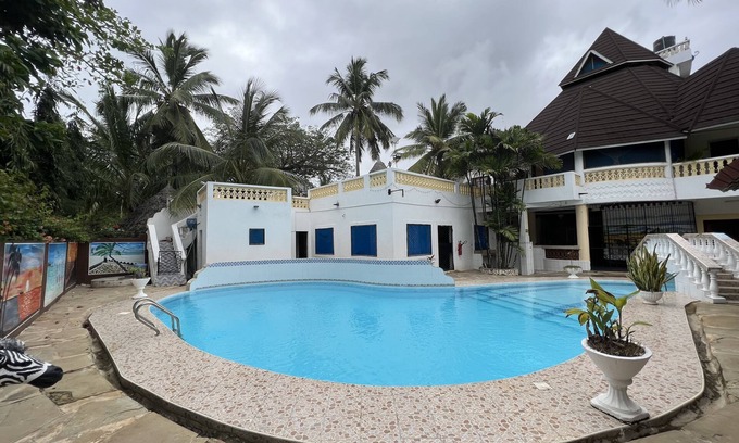 Galu Beach Villa | A Charming 6 bedroom villa with swimming pool in Diani