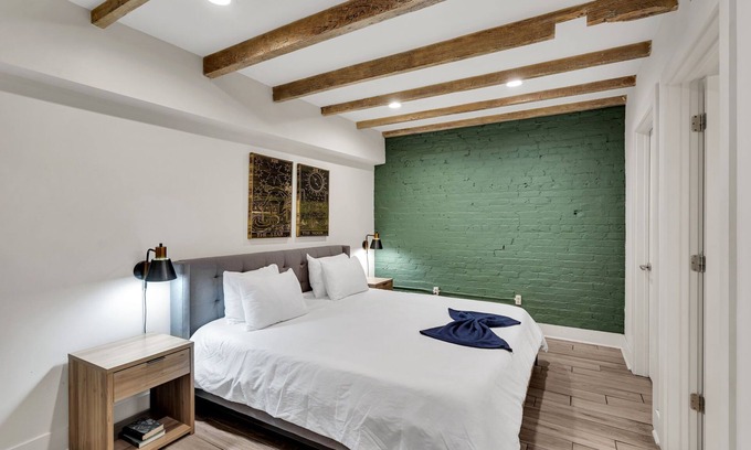 Faubourg Marigny Hotel | A dreamy 2-bedroom hideaway in the vibrant Marigny, this charming retreat blends classic New Orleans style with modern comforts. Located just steps from the music, art, and dining of Frenchmen Street and a short stroll to the French Quarter.