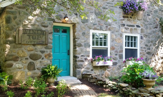 North Granby House | A European Country Getaway ~ 1930s Stone Cottage In Connecticut!