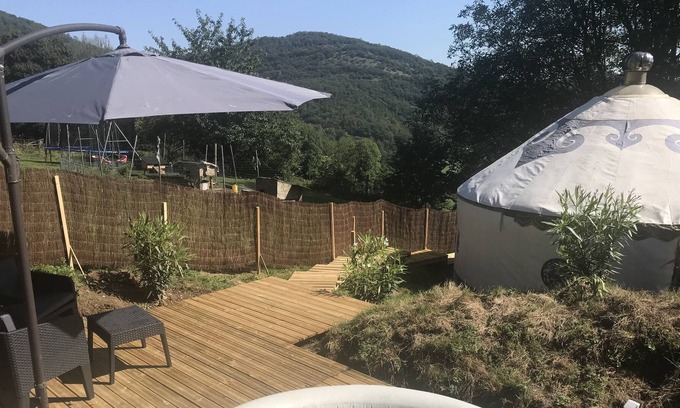 Anla Bed & Breakfast | A family holiday in a Mongolian style Yurt with a private hot tub and BBQ