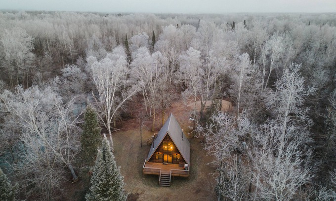 Emily Cabin | A-Frame|40acres|HikingTrail |Screen Porch|Secluded