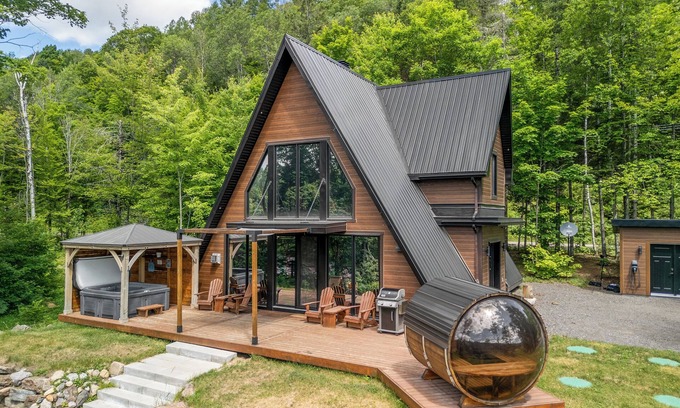 Sainte-Beatrix Ski Chalet | A-FRAME-DU-NORD | ALUNA