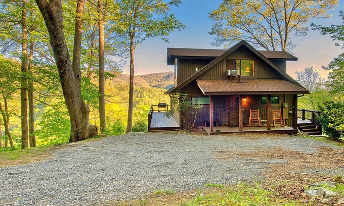 Clyde Ski Chalet | A-Frame on Private Mountaintop with Long Range Views