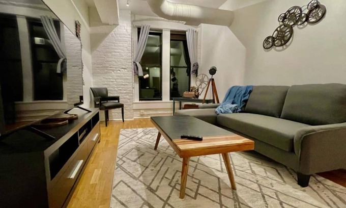 Old Market Apartment | A historic movie themed, 1,200 square foot loft in the heart of the Old Market
