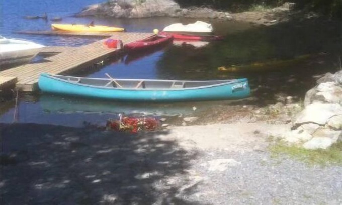Frontenac House | A hot tub, view and lake to die for: relax on our deck and watch the loons