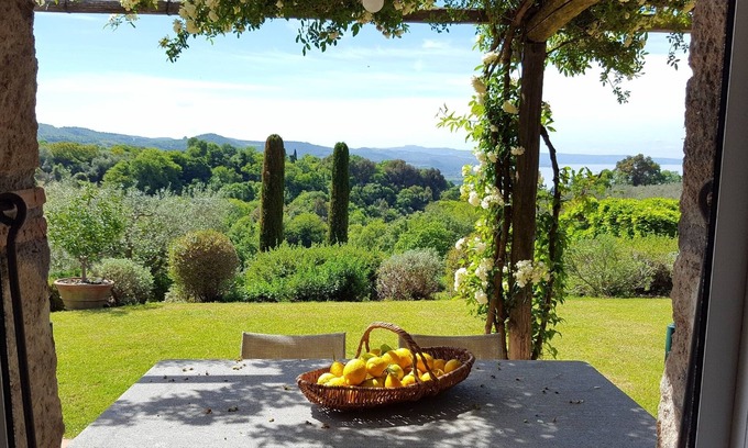 Bolsena House | A lovely place overlooking Lake Bolsena with a private swimming pool !