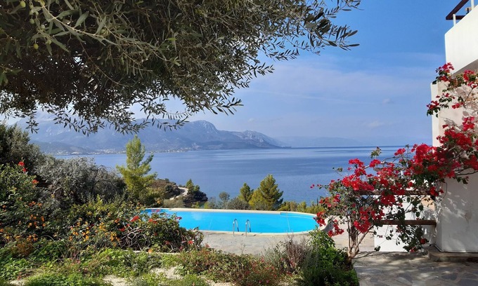 Troizinia Villa | A modern villa in a unique setting with stunning views. The real Greece.