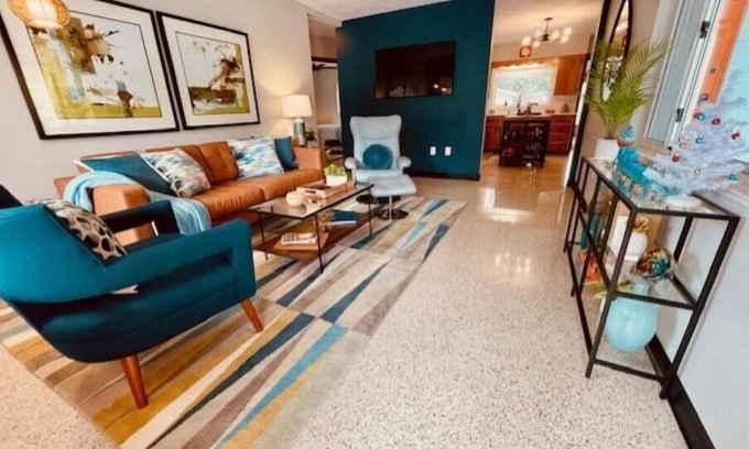 New Port Richey House | A New Port Richey Mid Century Modern Restored Treasure-Old Florida-This is it!