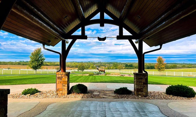 Drexel Cabin | A one-of-a-kind Log Lodge on over 200 acres of panoramic views & serene settings