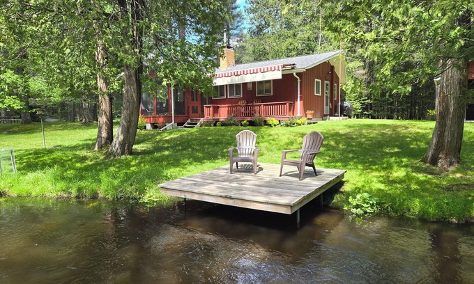 Luzerne Cabin | A Perfect Northern Get-Away On The Scenic Big Creek In Luzerne