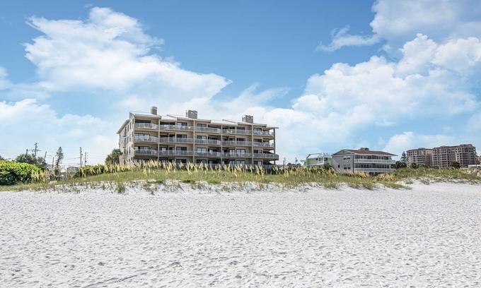 Clearwater Beach Condo | A perfect view from your balcony.just the right amount of sand, sea and sky