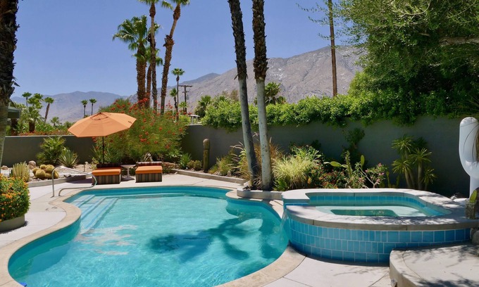 Racquet Club Estates House | a private oasis with an Italian twist