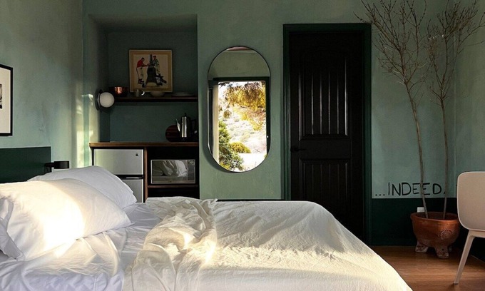 Cornville Apartment | A private room with views of the garden and morning eastern light.