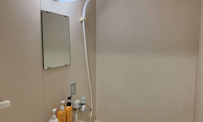 Higashi-ku Apartment | A room four guests can stay at FUKUOKA