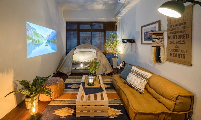 Taketomi-jima Taketomi-cho Apartment | A room where you can enjoy camping With a projec/Ishigaki City Okinawa