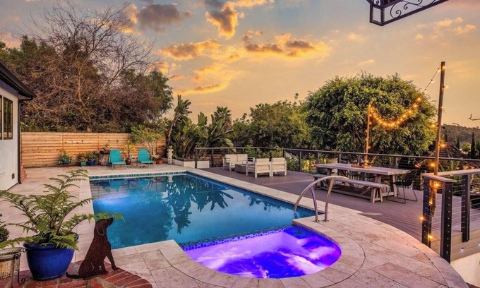 Fire Mountain House | A spacious Oceanside compound with pool, jacuzzui guest house and so much more!