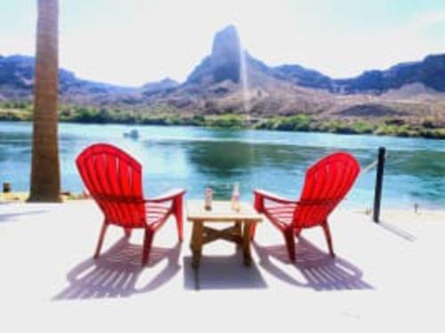 Parker Dam House | A Stairway to Heaven! Right on the River!