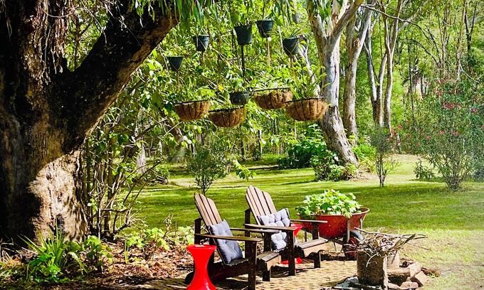 Coonabarabran Cabin | A VERY UNIQUE STAY - The Beau Van on Acreage with Wood Fire - Romantic & Fun