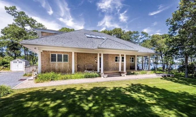 Vineyard Haven House | A View Fit for Royalty!nTop Compliments: so clean! fab hot tub! best view!