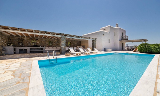 Naousa Villa | AB PRIVATE VILLA,private pool, sea view, 10min from Naoussa,