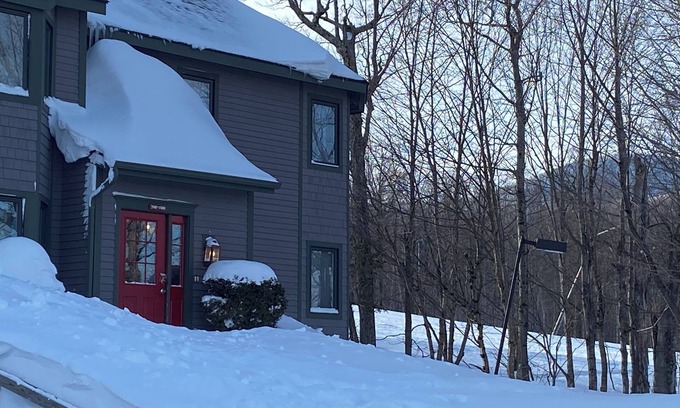 North Troy Condo | Absolute best ski on-off Slopeside location. Summer 2025 Reno just completed.