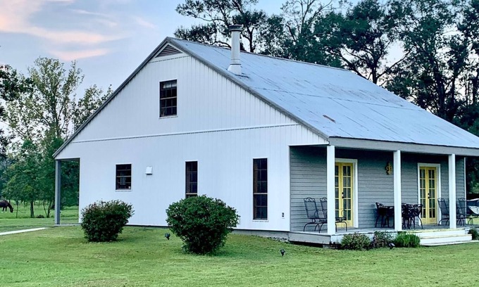 Gonzales House | Acadian Style home with a touch of modern farm house