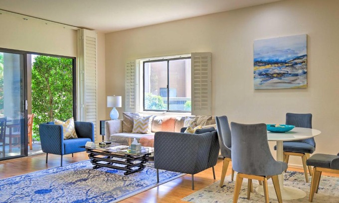 Palm Springs Apartment | Access to 33 Pools Cathedral City Condo with Patio