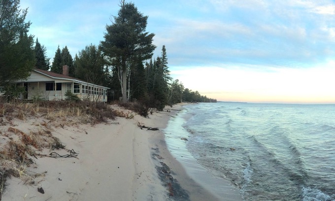 Lake Linden Cottage | Access to the best white sand beach in the Keweenaw!