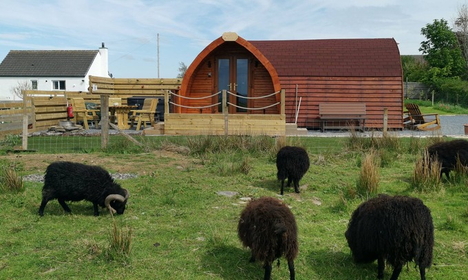 Spittal Cabin | Achmeney Glamping, larger than Average pod