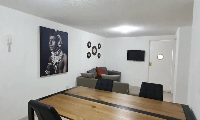 Naucalpan Apartment | Acogedor Departamento En Satelite-echegaray Con Estacionamiento Wifi