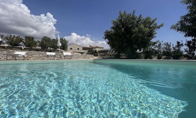 Scicli House | Acquaterra, Oasis of Relaxation with Pool and Sea View