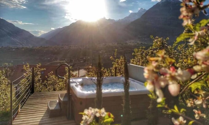 Schenna Apartment | Active B&B Prairerhof mit Whirlpool & Sauna