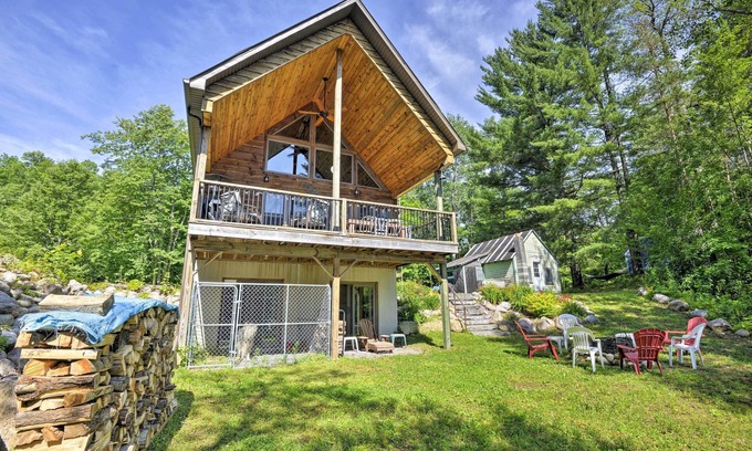 Glenfield Cabin | Adirondack Cabin on Private Lake Near Glenfield!