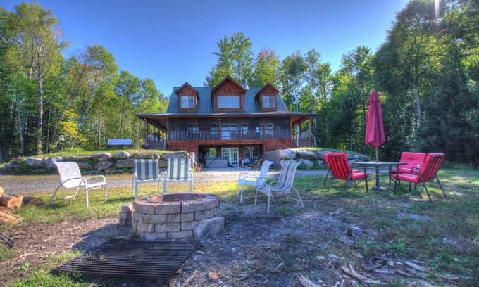 Town of Hebron House | adirondack style all season lodge/resort on a natural glacier pond
