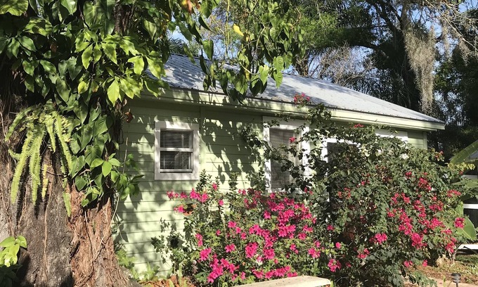 Desoto Lakes House | Adorable 1920s Cottage in a Tropical Wooded Setting!