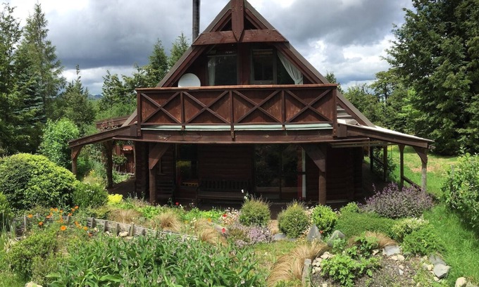 Mt Lyford Cabin | Adorable warm log cabin on a private section ideal for a couple or small family