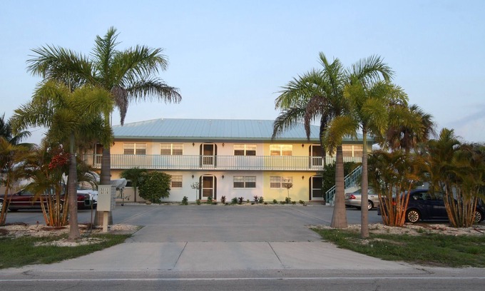 Saint James City Condo | Adorable Waterfront Condo, Boat Slip and Pool!